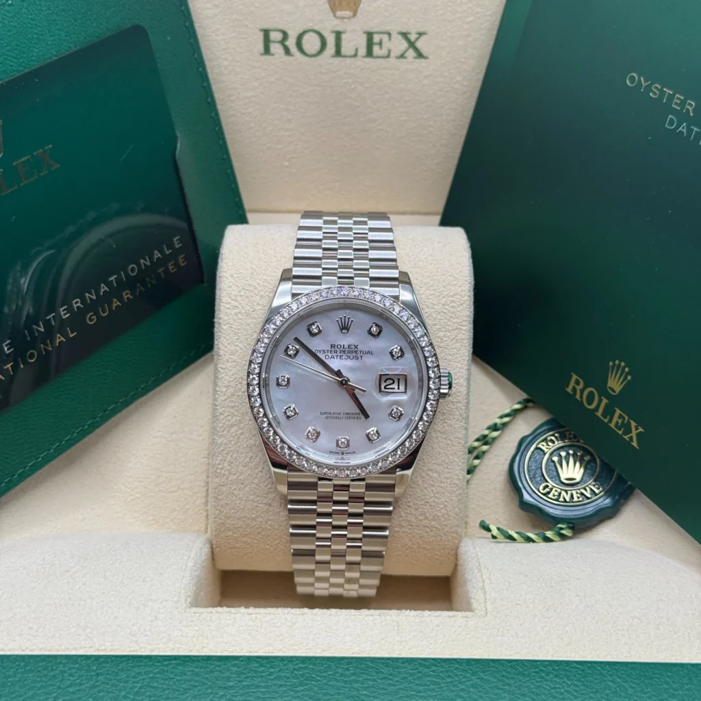 RLX Datejust 36mm 126284 Mother-of-Pearl Dial Oyster Bracelet