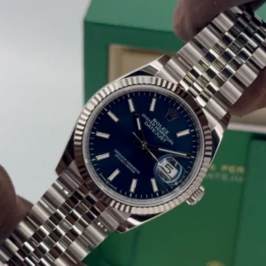 RLX Datejust 36mm 126234 Blue Index Dial 36mm Oyster Stainless Steel