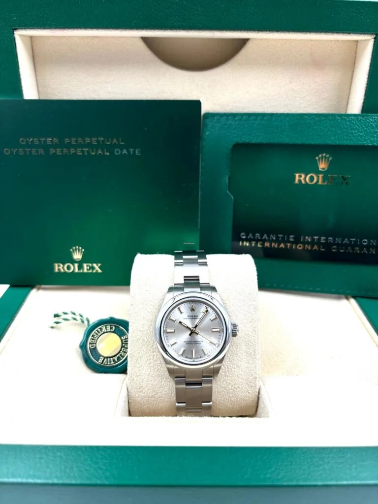 RLX Oyster Perpetual 31mm 276200-0001 Silver Dial Oyster Bracelet Watch