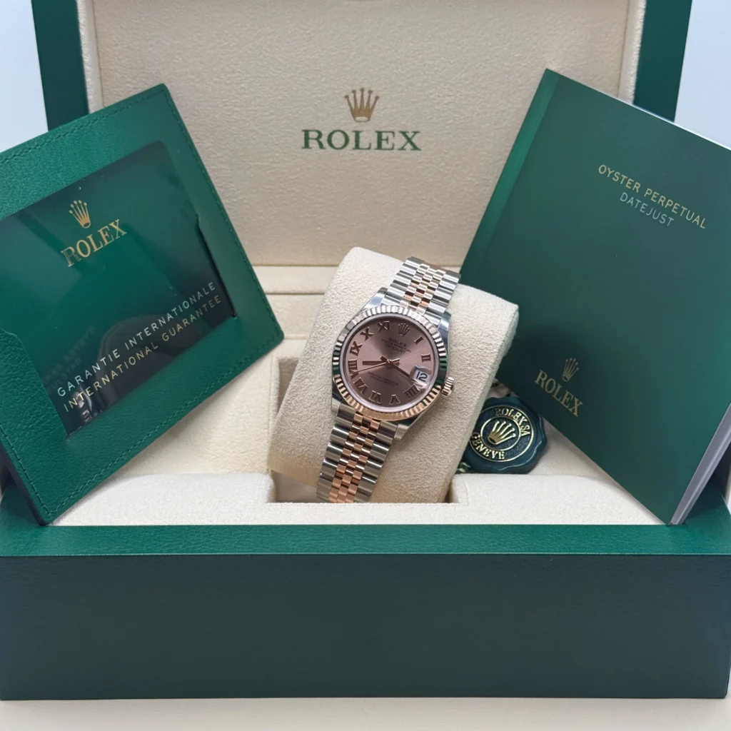 RLX Datejust m278271-0005/0006 Rose 31mm Dial Oyster Bracelet Watch