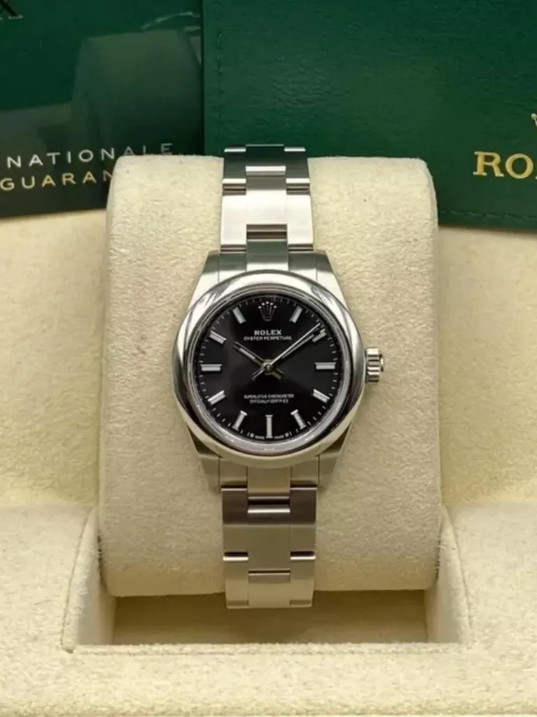 RLX Oyster Perpetual 31mm 276200-0010 Black Dial Oyster Bracelet Watch