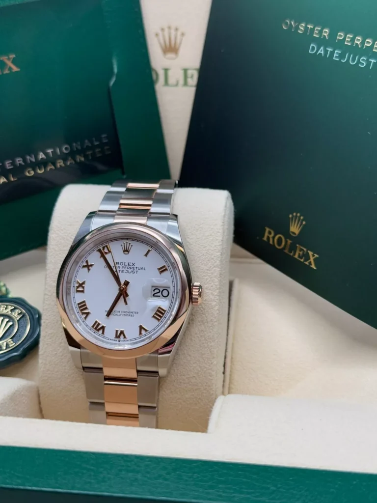 RLX Datejust 36mm 126201 White Dial Oyster Bracelet Watch