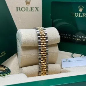 RLX Lady-Datejust 31mm 279383RBR Champagne Roman Dial Yellow Rolesor Oyster Bracelet