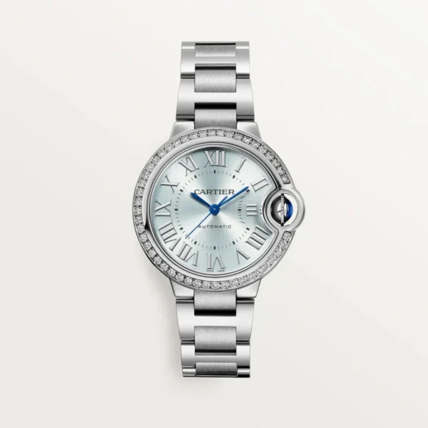 CARTIER Ballon Bleu BLEU Blue Diamond 33 mm W4BB0028 - United Luxury