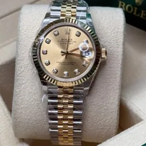 RLX Datejust m278273-0025/0026 31mm Champagne Dial Stainless Steel and Yellow Gold Oyster Watch