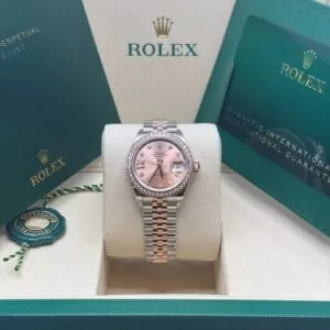 RLX Lady-Datejust 31mm 279381RBR Rose Diamond Dial Oyster Bracelet