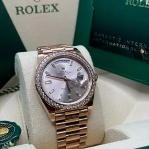RLX Day-Date 40mm Sundust Diamonds Dial 228345rbr-0007