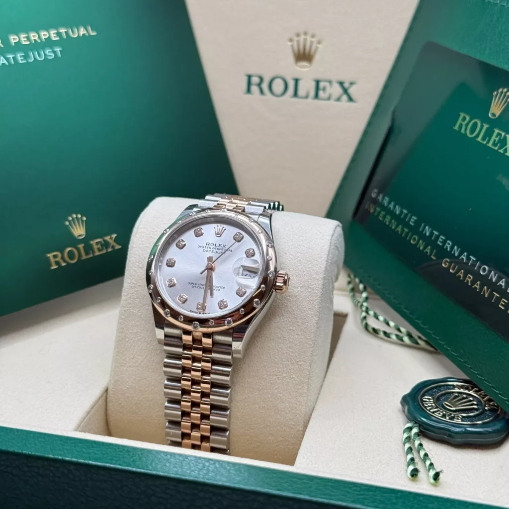 RLX Datejust m278341-0015/0016 Silver Dial 31mm Oyster Bracelet