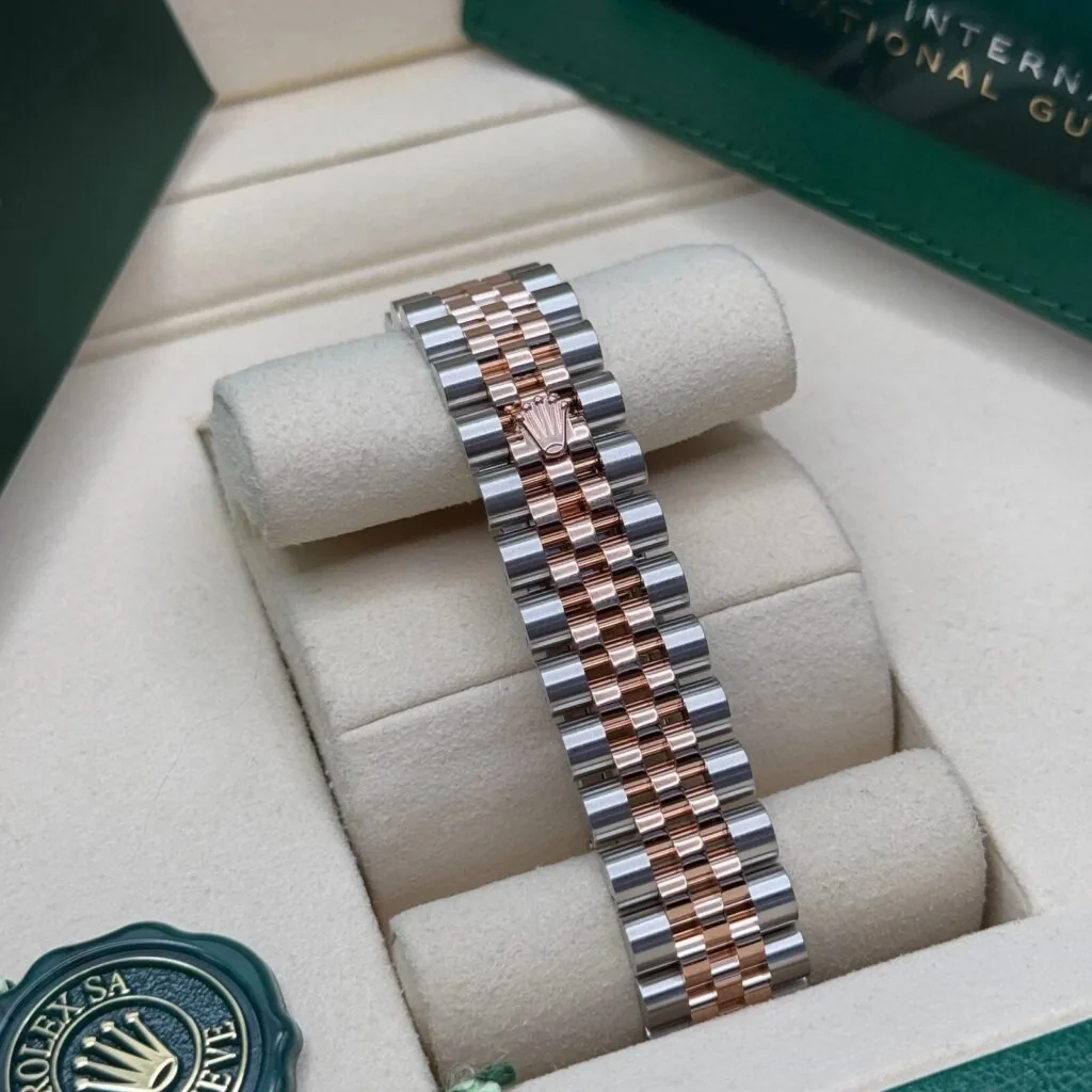 RLX Lady-Datejust 31mm 279171 White Mother Of Pearl Diamond Oyster Stainless Steel and Rose Gold