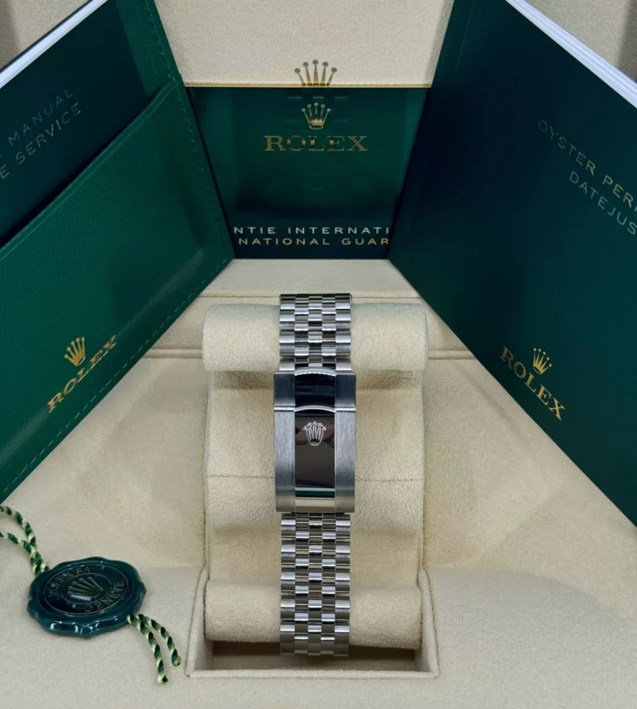 RLX Datejust 41mm 126300 Slate Roman Oyster Stainless Steel Watch
