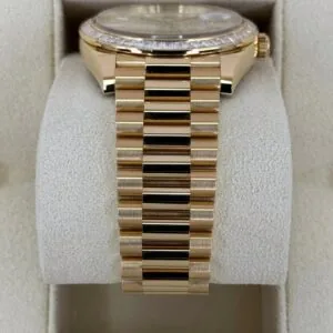 RLX Day-Date 40mm 228398TBR-0036 Diamond Paved Dial President Watch