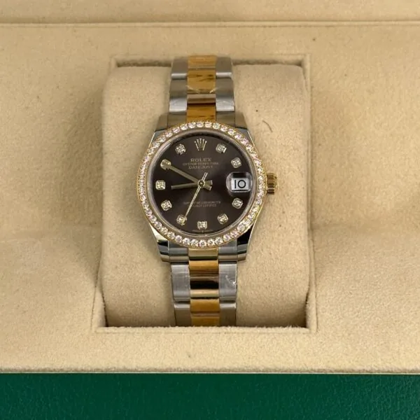 RLX Datejust m278383RBR-0021/0022 31mm Dark Grey Dial Oyster Bracelet
