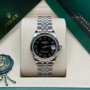 RLX Datejust m278274-0001/0002 Bright Black Dial 31mm Oyster Bracelet