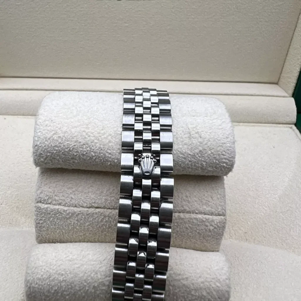 RLX Lady-Datejust 31mm 279384RBR Silver Diamond Dial & Diamond Bezel, Stainless Steel Jubilee Bracelet Women's Watch