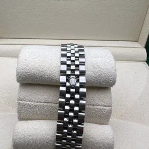 RLX Lady-Datejust 31mm 279384RBR Silver Diamond Dial & Diamond Bezel, Stainless Steel Jubilee Bracelet Women's Watch