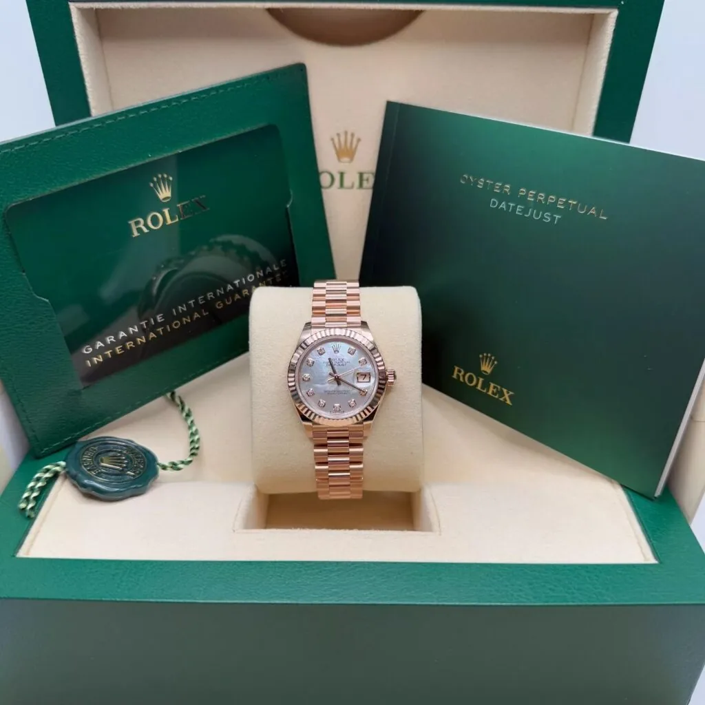 RLX Lady-Datejust 31mm 279175 Mother-of-Pearl Dial President Everose Gold