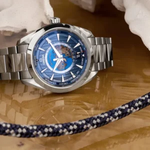 Omega AQUA TERRA 150M CO‐AXIAL MASTER CHRONOMETER GMT WORLDTIMER 43 MM