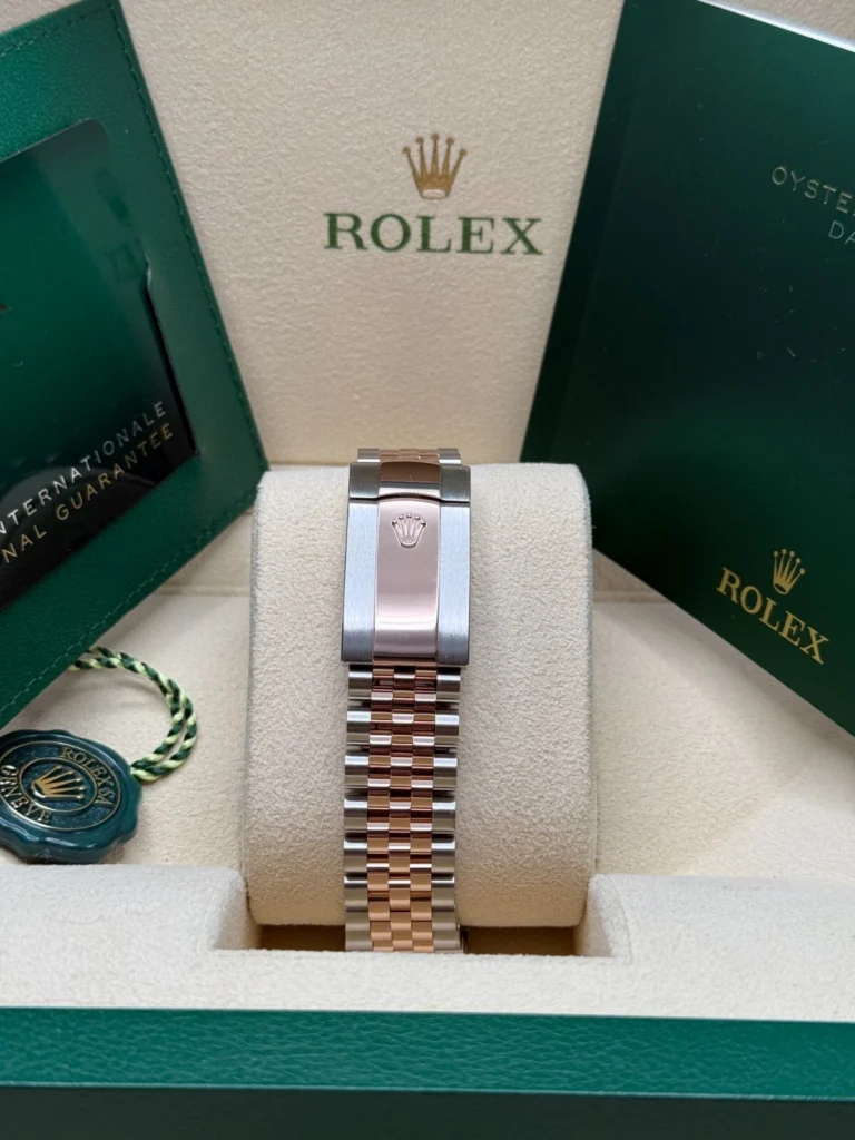 RLX Datejust 36mm 126281 Silver Palm Motif Diamond Dial Oyster Bracelet