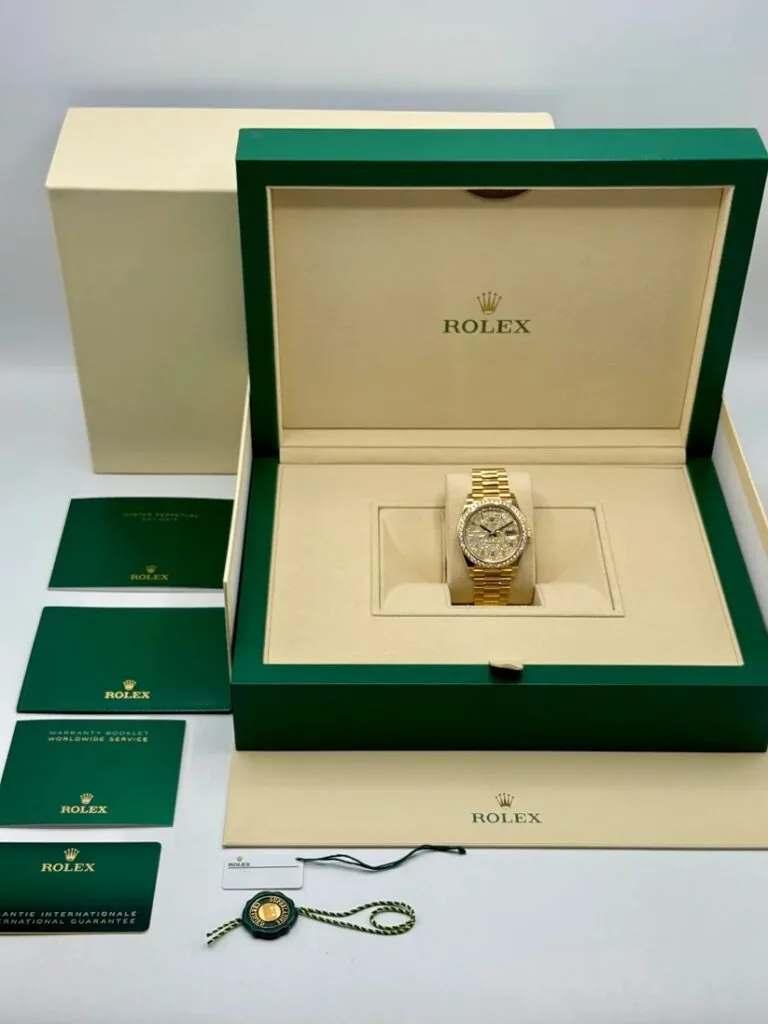 RLX Day-Date 40mm Diamond Dial Watch 228348RBR-0037