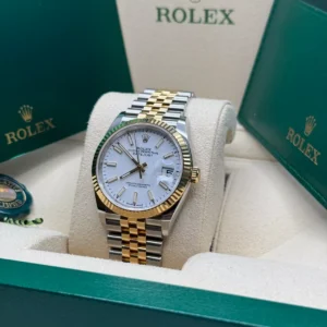 RLX Datejust 36mm 126233 White Index Dial Two-Tone Jubilee Bracelet Watch
