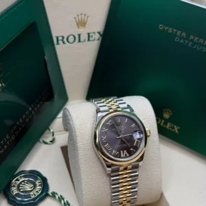 RLX Datejust m278243-0013/0014 31mm Dark Grey Dial Yellow Rolesor Oyster Watch