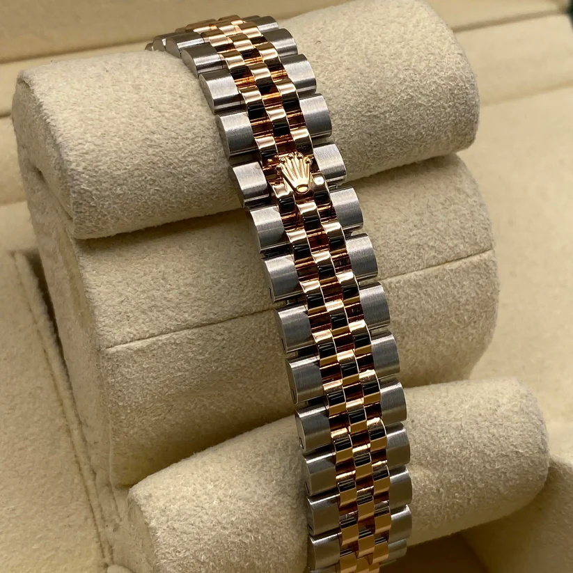 RLX Lady-Datejust 31mm 279171 Chocolate Diamond Set Oyster Stainless Steel and Rose Gold