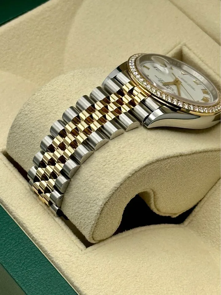 RLX Datejust 36mm 126283 White Dial Jubilee Bracelet Watch