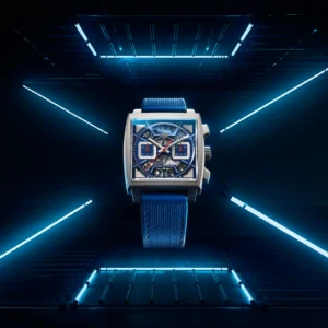 TAG Heuer Monaco Chronograph 39mm Mens Watch Titanium Blue CBL2182.FT6235