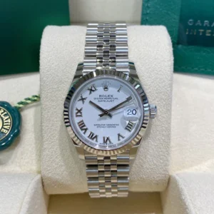 RLX Datejust m278274-0009/0010 White 31mm Dial Oyster Watch