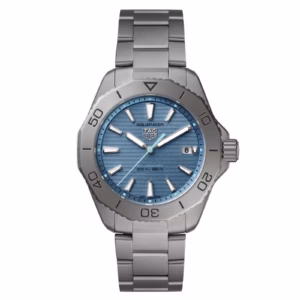 TAG Heuer Aquaracer Professional 200 Solargraph Titanium 40mm Mens Watch Blue WBP1182.BF0000