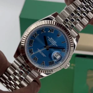 RLX Datejust 41mm 126334 Blue Roman Oyster Stainless Steel Men’s Watch