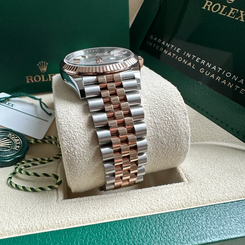 RLX Datejust 36mm 126231 Silver Fluted Motif Dial Jubilee Bracelet