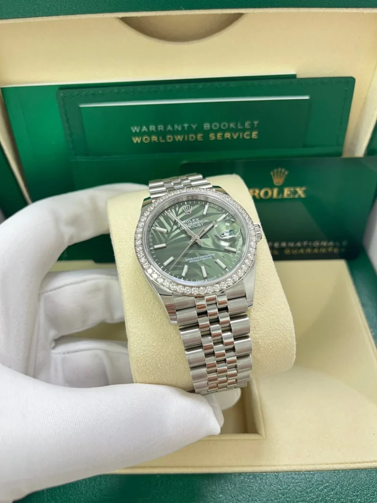 RLX Datejust 36mm 126284 Olive Green Dial Jubilee Bracelet