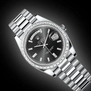 RLX Day-Date 40mm 228396TBR-0012 Black Diamond Dial