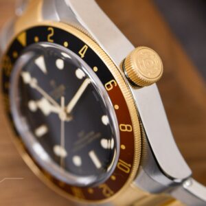 TUDOR Black Bay GMT S&G Steel and 18ct Yellow Gold 41mm Bracelet Watch M79833MN-0001