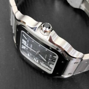 Cartier Santos Large Model Grey WSSA0037 - United Luxury