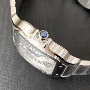 Cartier Santos Large Model Skeleton Watch WHSA0015 - United Luxury