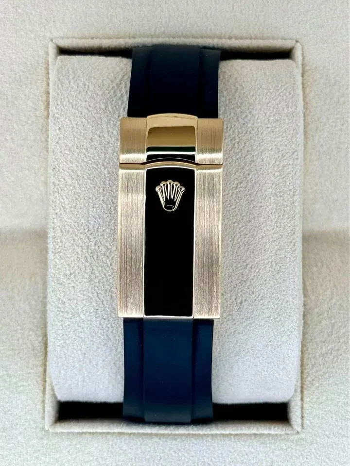 RLX Sky-Dweller 42mm Yellow Gold Black Dial Oysterflex - 336238