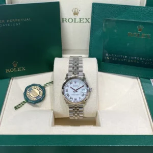 RLX Datejust m278274-0009/0010 White 31mm Dial Oyster Watch
