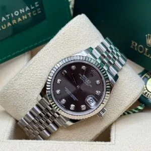 RLX Datejust m278274-0007/0008 Dark Grey 31mm Dial Oyster Watch