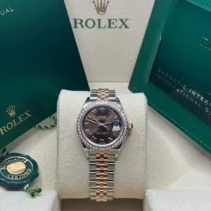 RLX Lady-Datejust 31mm 279381RBR Chocolate Roman Dial Oyster Bracelet
