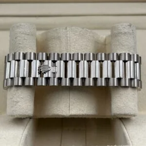 RLX Day-Date "President" 40mm White Gold Pave Diamond Sapphire Dial - 228239