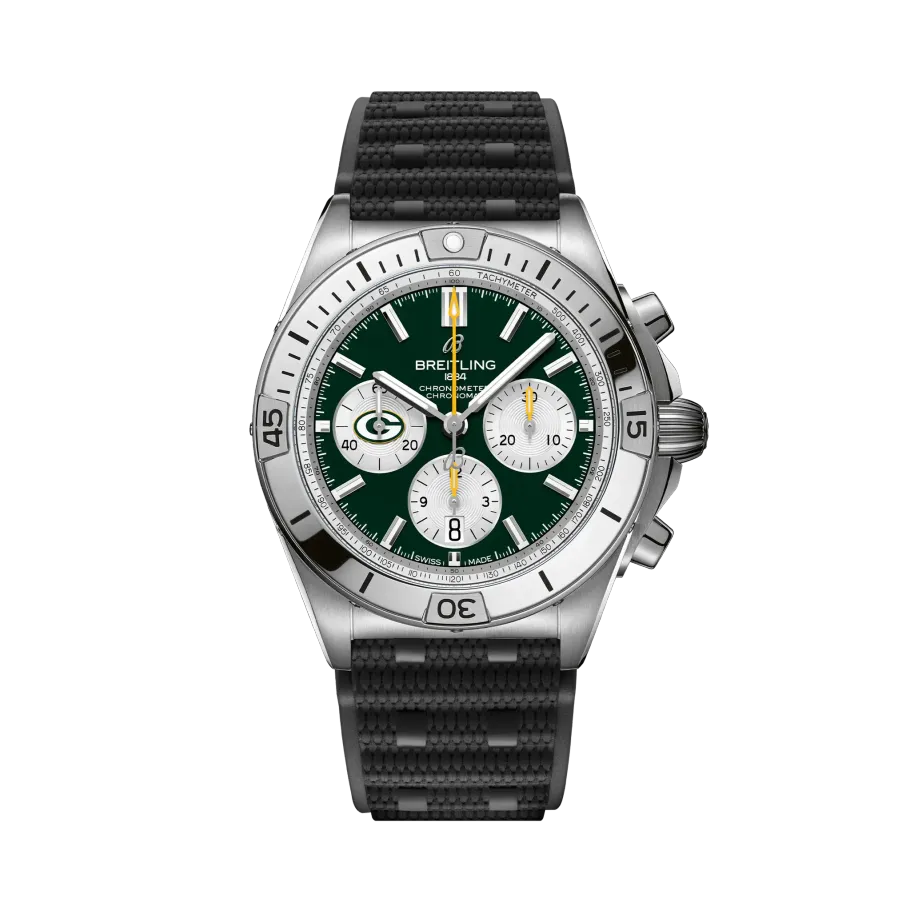 Breitling Chronomat B01 42 NFL Green Bay Packers Edition AB01342B1L1S1