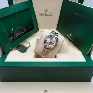 RLX Lady-Datejust 31mm m279160 Oyster Perpetual Silver Dial Oyster Bracelet