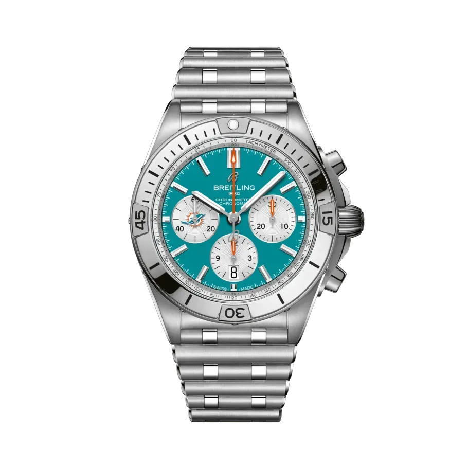 Breitling Chronomat B01 42 NFL Miami Dolphins Edition AB01342B1L2A1