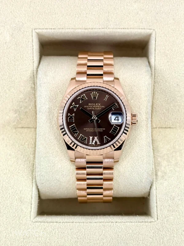 RLX Datejust m278275-0025 Chocolate 31mm Dial