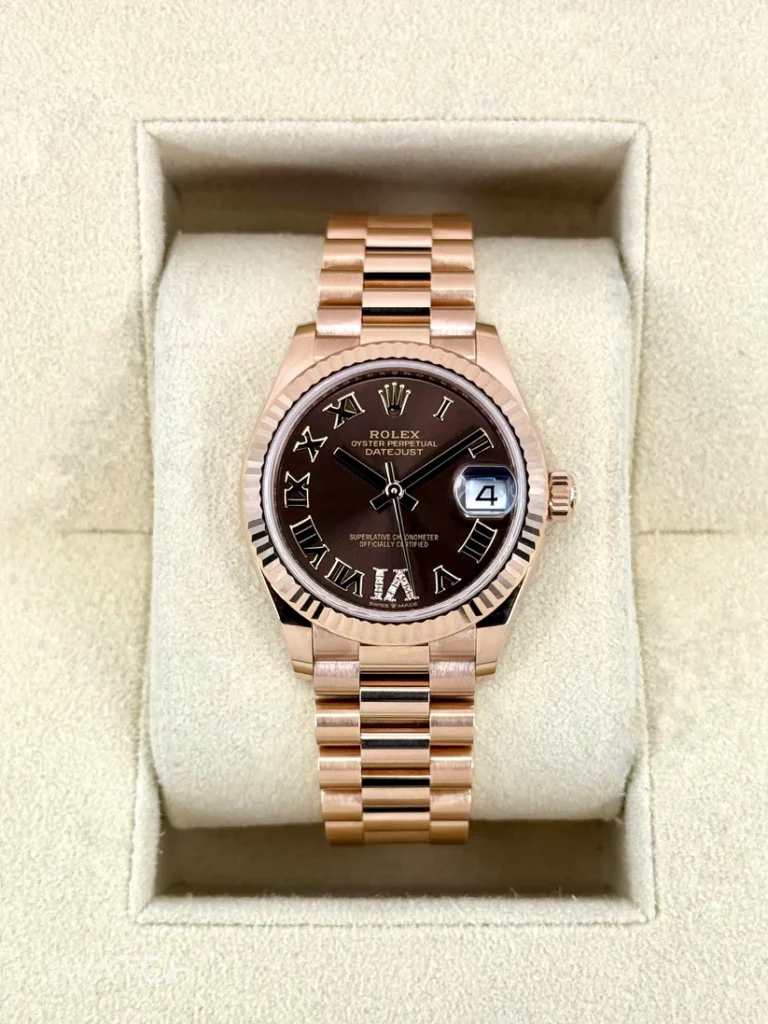 RLX Datejust m278275-0025 Chocolate 31mm Dial