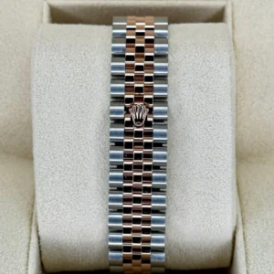 RLX Datejust m278381-0005/0006 Chocolate Roman Diamond 31mm Dial Diamond-Set Bezel and Oyster Bracelet Watch