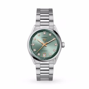 TAG Heuer Carrera Date 36mm Ladies Watch Green Diamond Dot WBN2317.BA0001