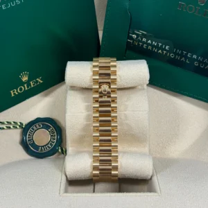 RLX Datejust m278288RBR-0006 White Mother-of-Pearl 31mm Dial President Bracelet Watch